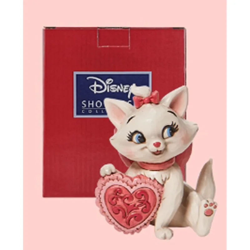 Disney – Kit de Garage Original, cœur d'amour, Marie Cat & Love, figurines d'action Pluto sur le thème, jouets pour garçons, modèle cadeau, ornements