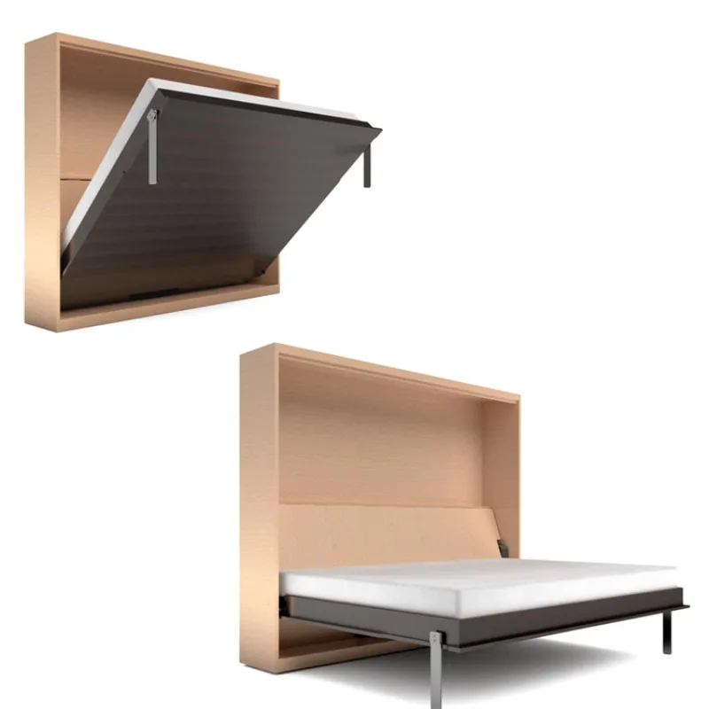 

Five accessories Murphy bed invisible folding bed iron dynamic rollover multi-function wall cabinet flip hidden wall bed