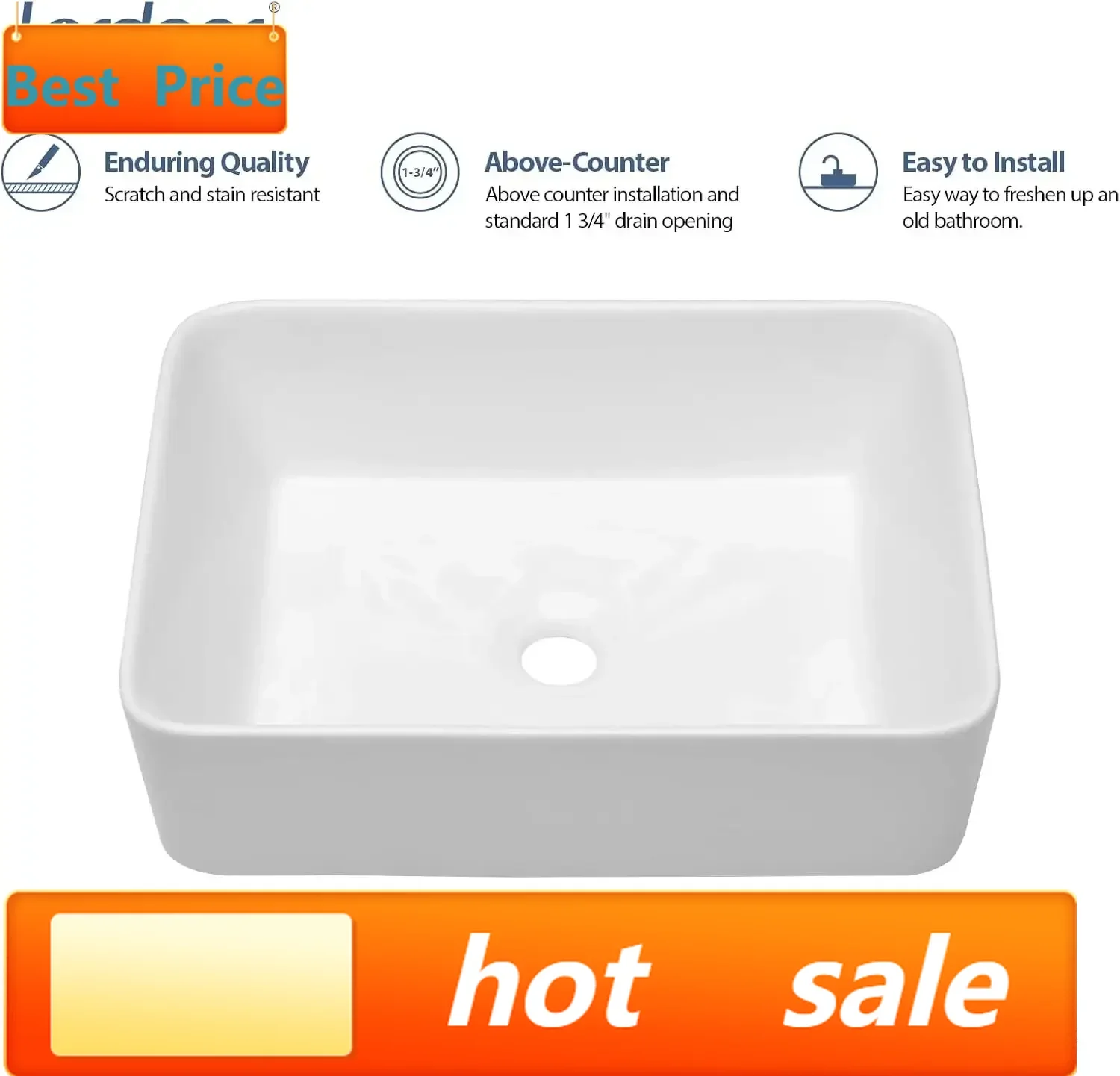 

Бестселлер: Комплект раковины-чашки 19x15 см, белая прямоугольная керамическая раковина для ванной комнаты с краном, устанавливаемая на столешницу