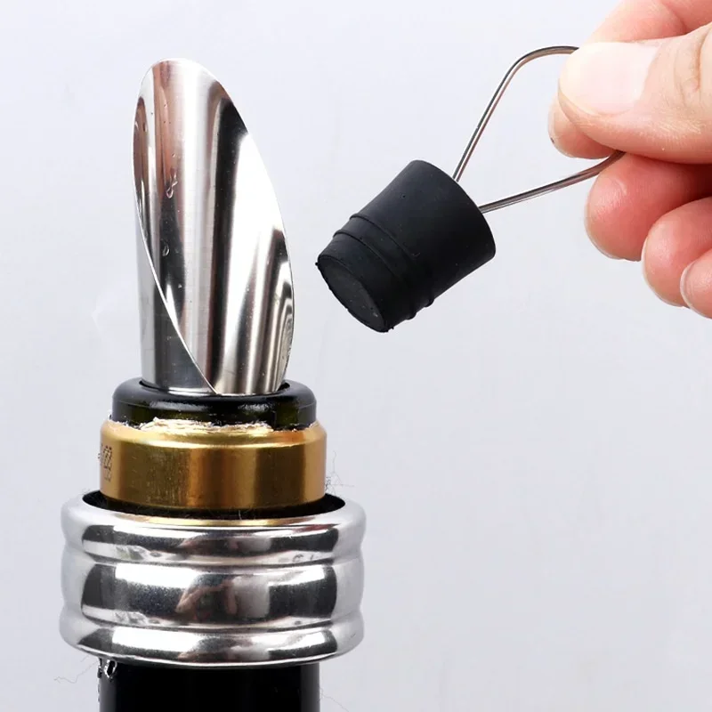 Wine Bottle Opener Stainless Steel Decanter Wine Corks Screw Corkscrew Kitchen Bar Multifunction Accessories Tool Corkscrew Sets