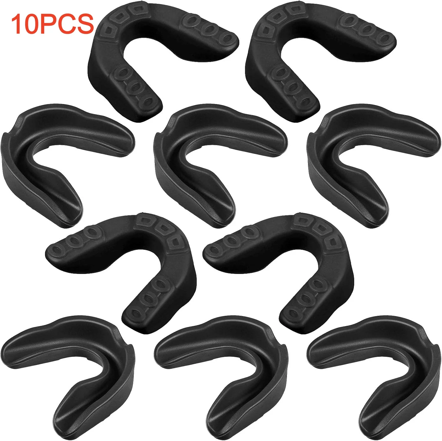 10PCS Sport Mouth Guards Gum Teeth Armor Game Guard for Boxing Basketball Football Hockey Karate Basketball Rugby Match