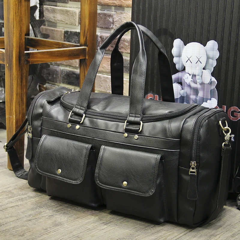 

Мужская модная сумка для багажа, деловая ручная ручная сумка через плечо, дорожная сумка большой вместимости