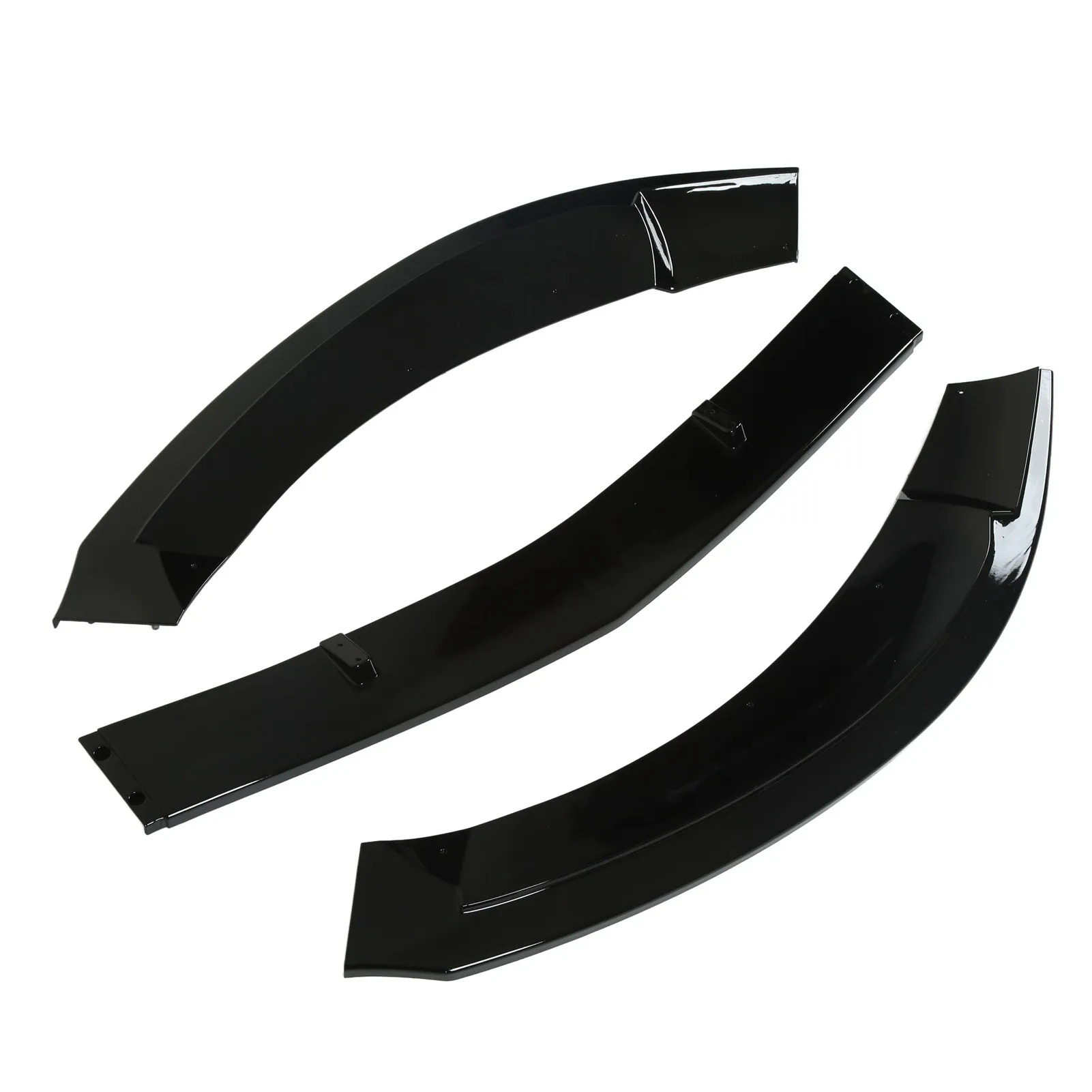 

3 Pcs Front Bumper Lip - Car Front Diffuser Spoiler Replacement for Mercedes Benz CLA Class C117 AMG LINE CLA45 2013‑2015