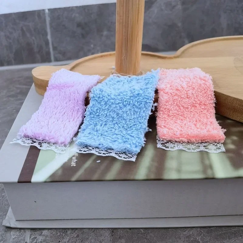 1:12 Scale Mini Towels Dollhouse Accessories Scene Model DIY Bathroom Ornaments Decor