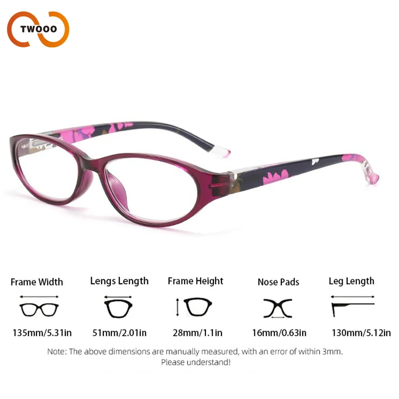 3 個の軽量花柄老眼鏡、スプリングヒンジ付き、快適なフィット感、締め付けないフレームスタイル