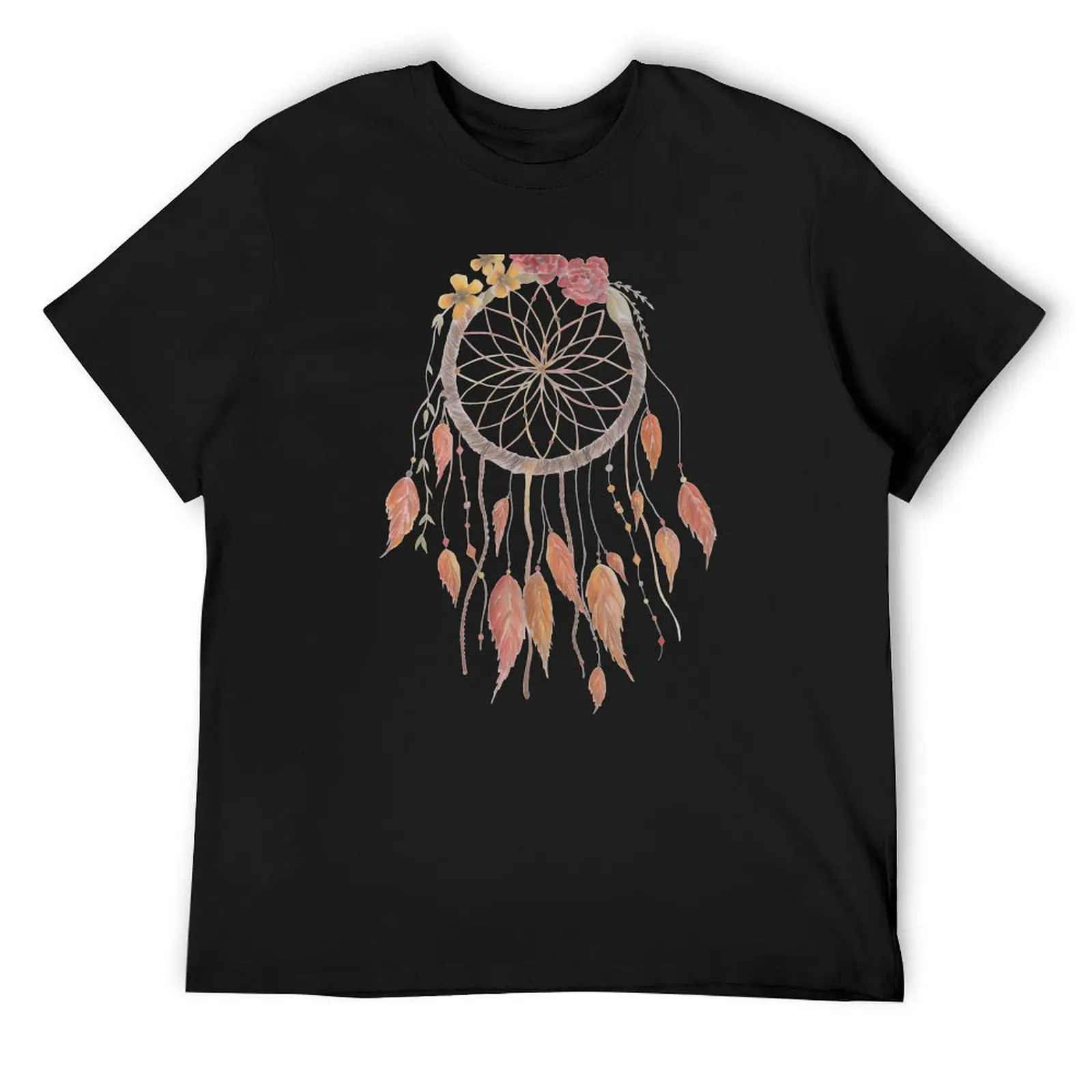 

Boho dream catcher T-Shirt Short sleeve tee vintage anime shirt custom shirt Men's t-shirt