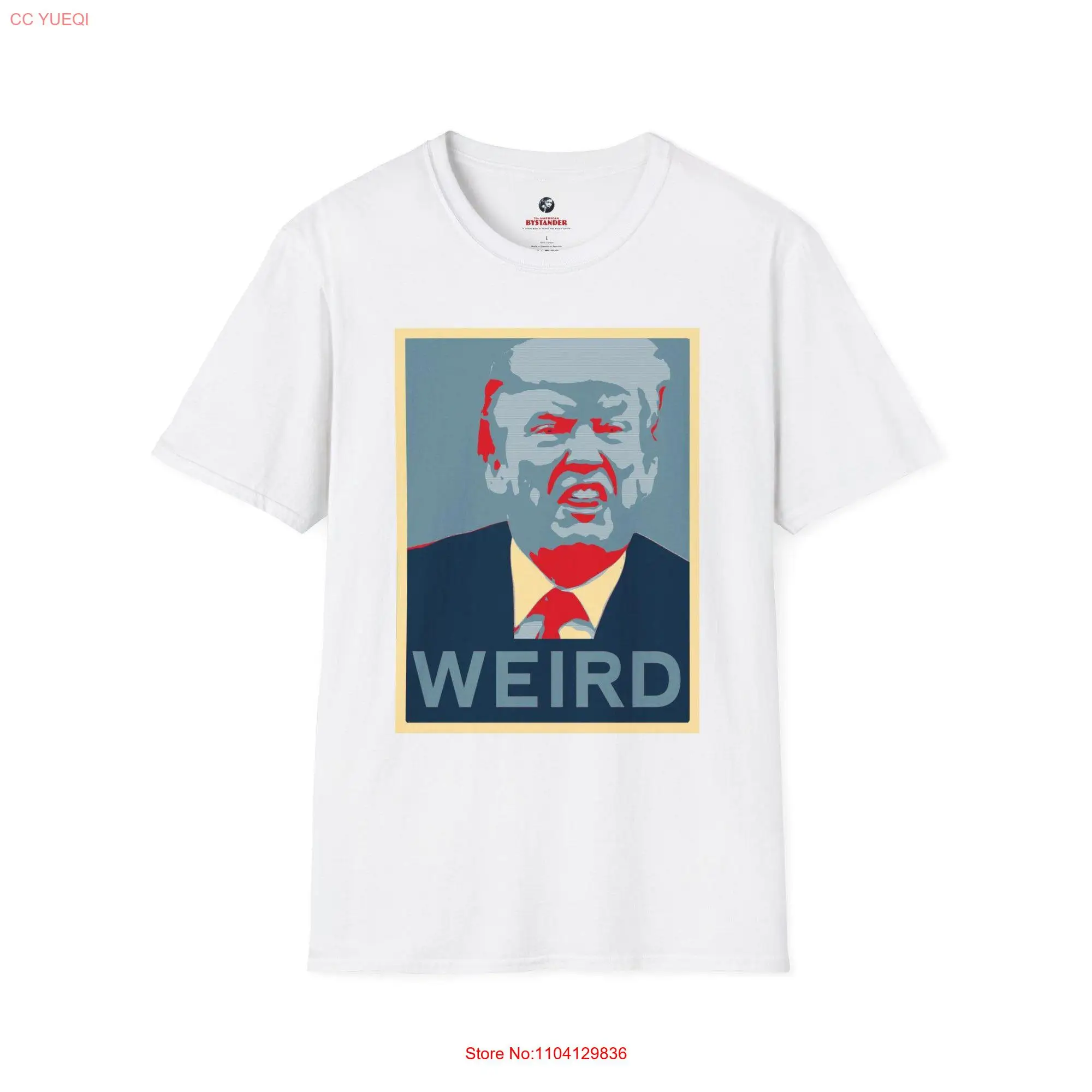 Donald Trump Weird T Shirt Anti Funny Political Satire Unique Protest Apparel for Enthusiasts long or short sleeves