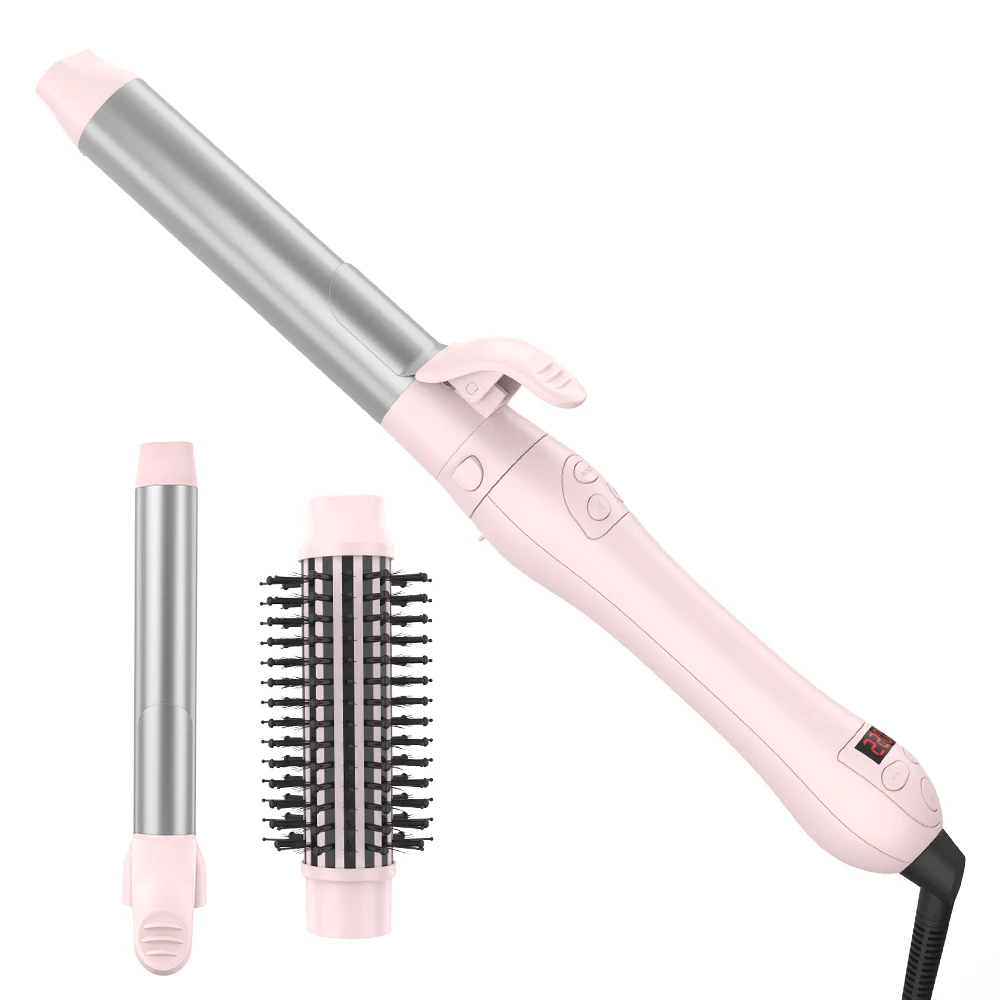 

Automatic 3-in-1 Multifunctional MCH Heating Hair Curler 25mm/32mm Comb Styling Wand Electric Power Source for Household Use