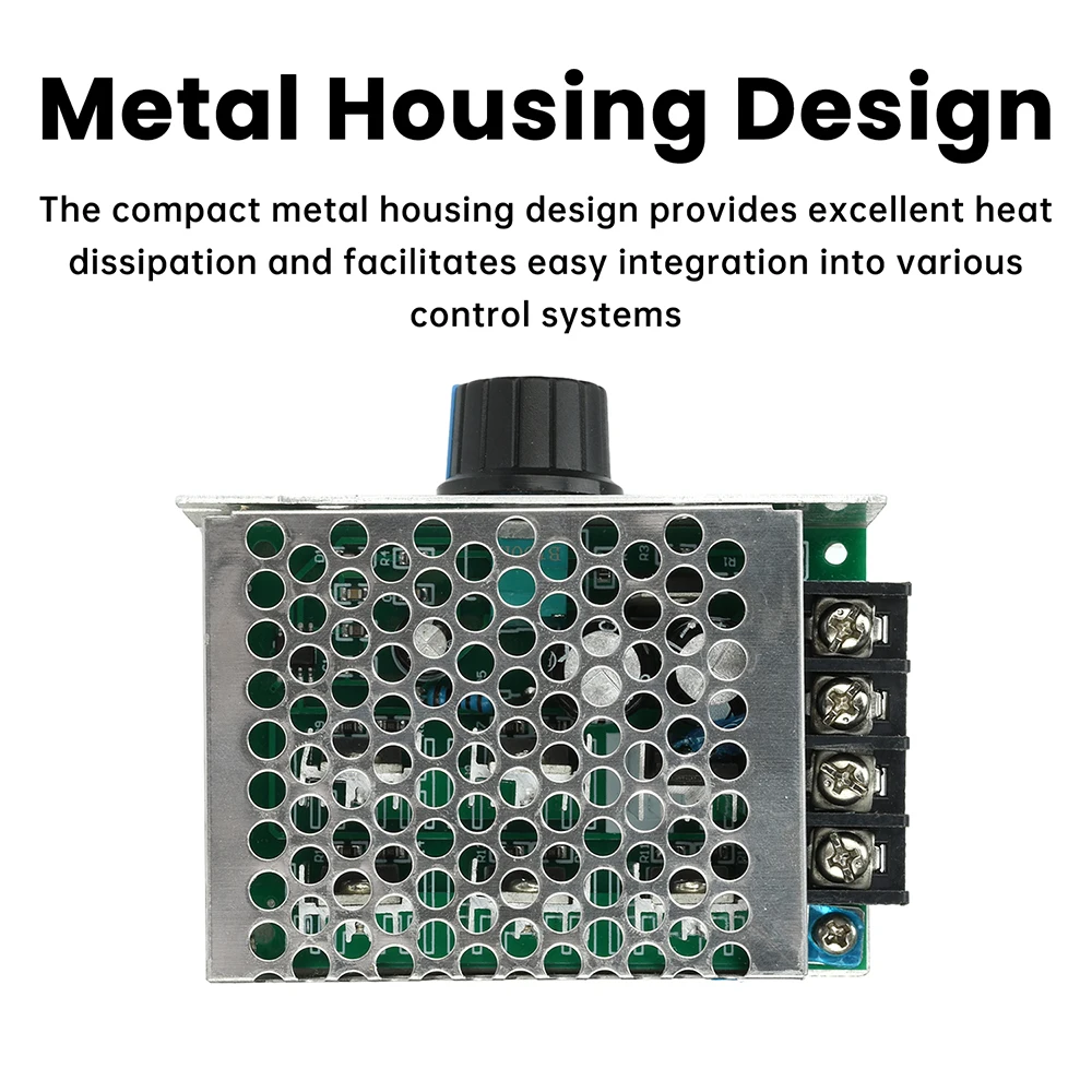 PWM DC Motor Snelheidsregeling Controller DC9-55V 40A 2000W Lineaire Snelheid High Power Snelheidsregelaar