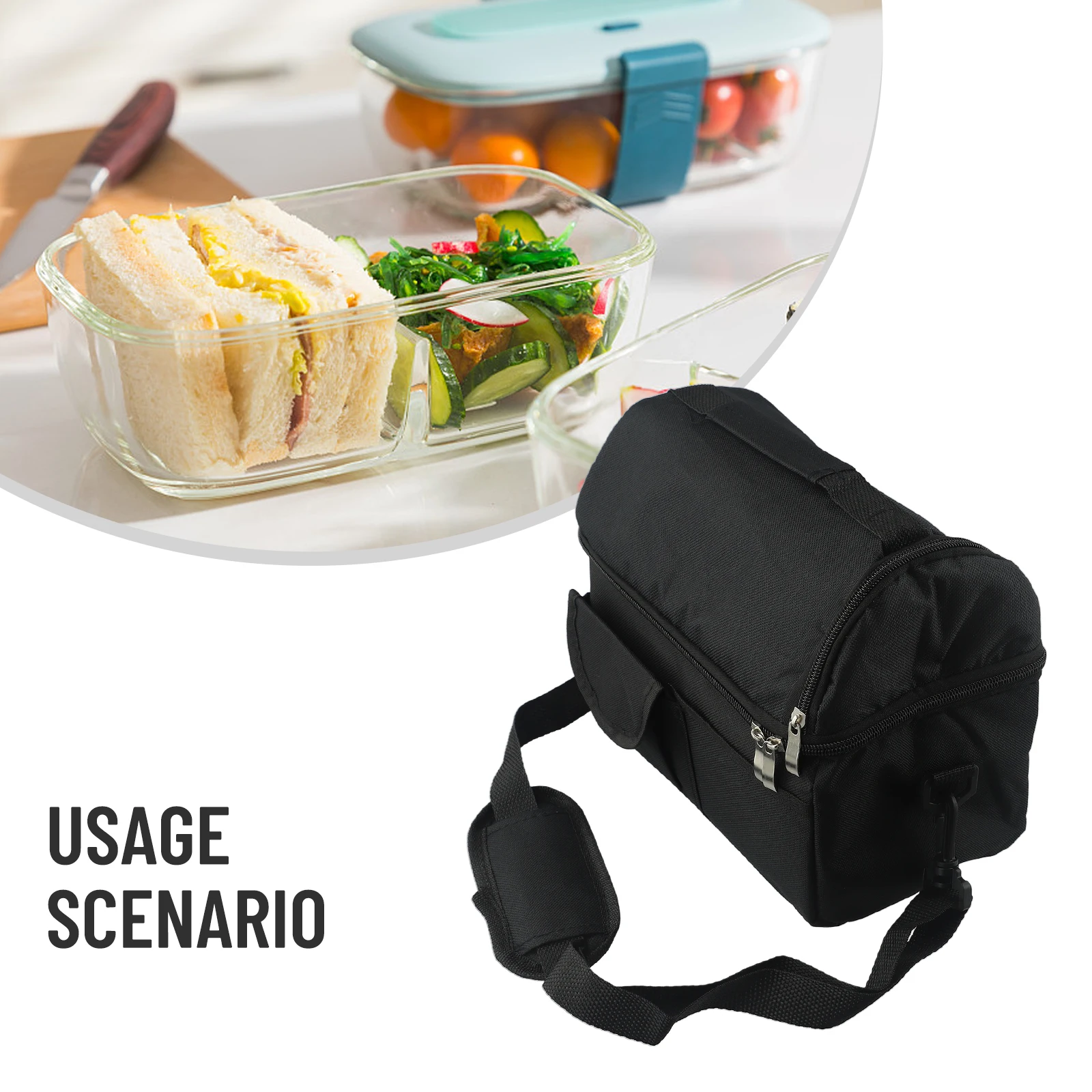 Lunch Bags Reusable Insulated Thermal Bag Women Men Multifunctional Cooler And Warm Keeping Lunch Boxes Leakproof Waterproof