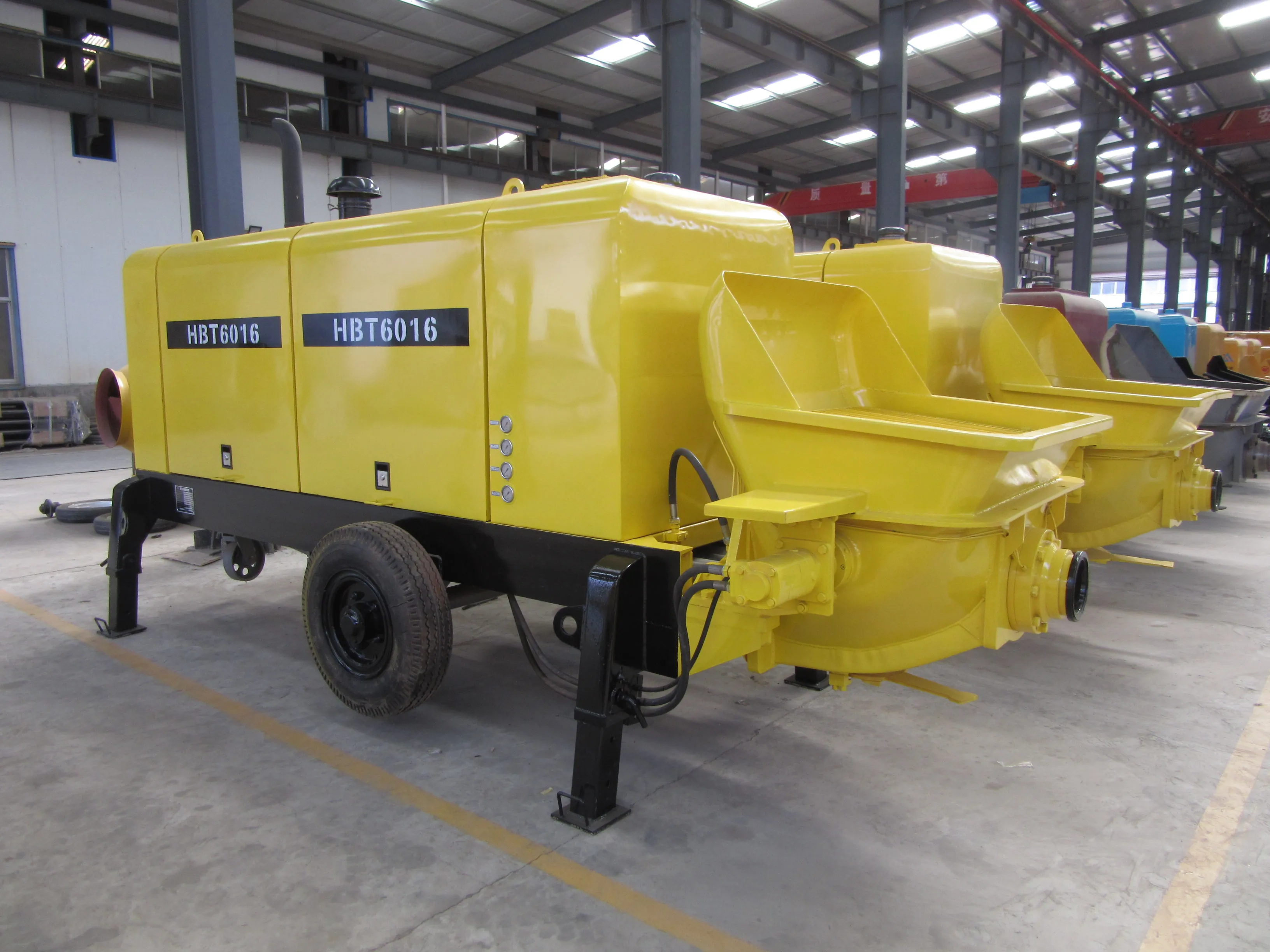 YG Factory Diesel Power Mini Portable Concrete Pump for Sale in Indonesia