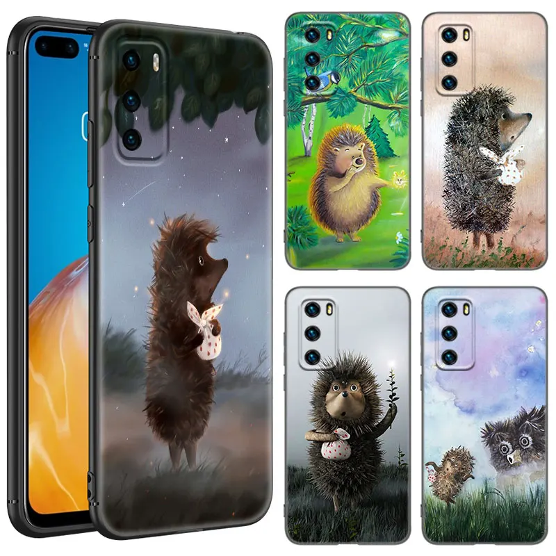 Hedgehog in the Fog Phone Case For Huawei Pura 70 Ultra P20 P30 P40 Lite P60 Art P50 Pro P50E P Smart 2018 2019 2020 2021