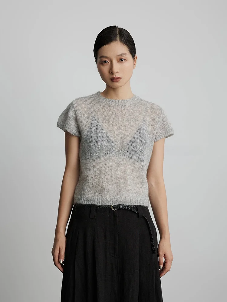 

Ordinary times Ultrine Camere Yarn Knitted ort Sve round Ne Sweater Cloud Soft Commute Sle Slim Fit Women's Knit...