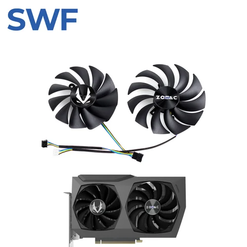 Ventilador de refrigeración GA92S2U GAA8S2U de 88MM y 100MM para ZOTAC RTX 3070 Ti, ventilador enfriador de tarjeta gráfica de doble borde CF9015H12S GFY09215M12SPA