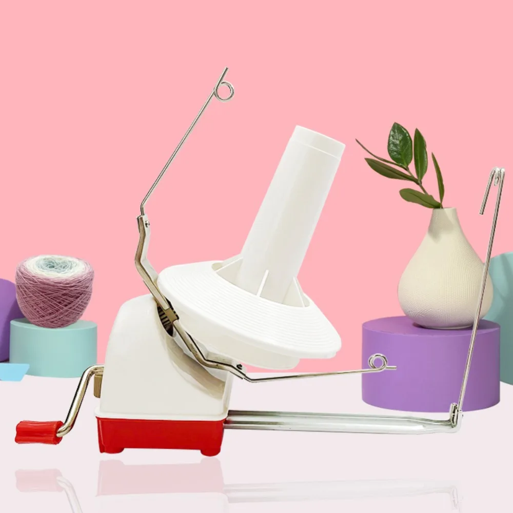 

Новый ручной держатель для намотки шерсти, пластиковый мини-намотка для шерстяных шариков, ручной DIY моток пряжи, швейные аксессуары