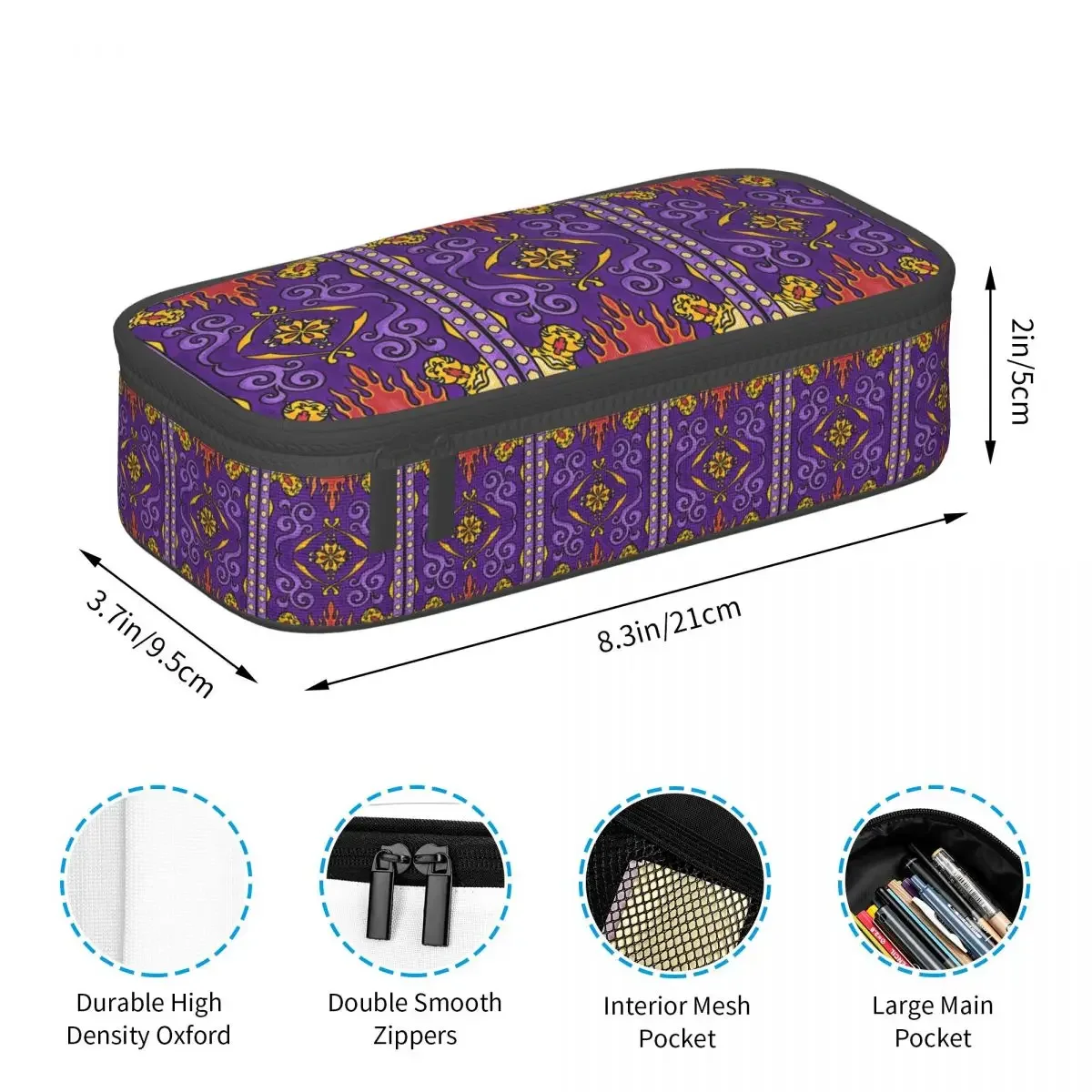 Magic Carpet 1 Pencil Case for Kids Gifts Pen Box Pencil Bag Stationery Supplies Pen Holder Bag