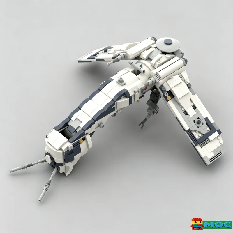 

948PCS Sci Fi Galaxy Future Space Battle Dropship Model Blocks Assembly Educational Birthday Christmas Collection Display Gift