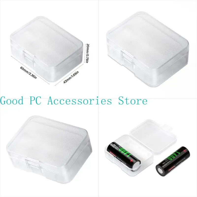 

R53C Battery Storage Box Secure Store for 18500 Battery Storage Case Prevents Damage