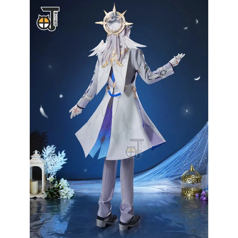 OP01 Sunday Cosplay Costume Game Honkai: Star Rail Uniform Set Trench Pants Gloves Hairpins Rings Ear Clips Halloween Party6Gd@!