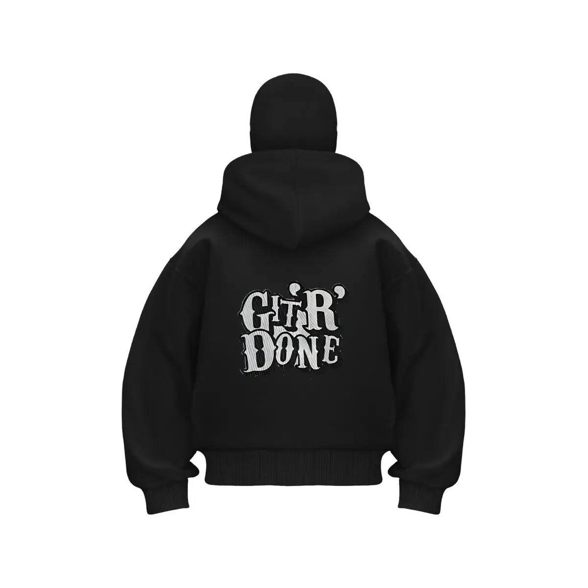 

GTR Bone Graphic Мужская Балаклава с двойным капюшоном на молнии, зимняя теплая толстовка