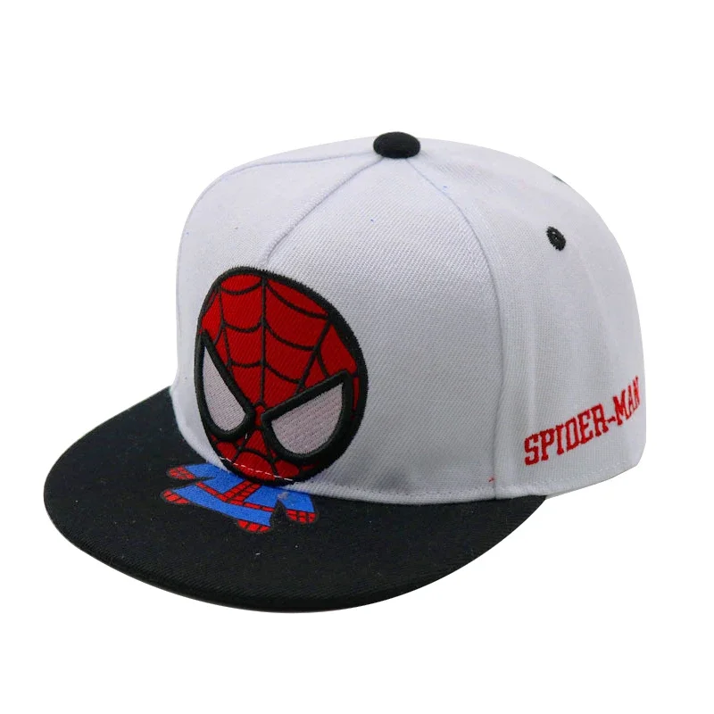 Disney Anime Cartoon Spiderman Kids Hats Toddler Baby Baseball Cap Autumn Spring Children\'s Snapback Hip Hop Caps For Boys Girls