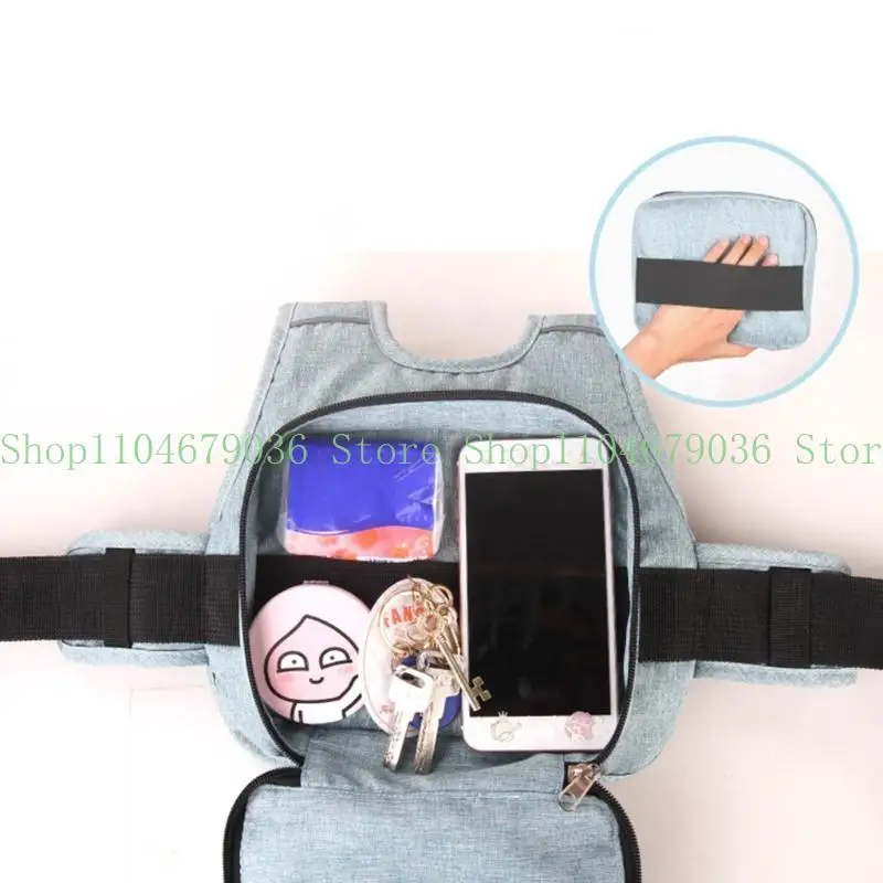 

652F Universal Motorcycle Safety Belt Rear for Seat Grab Handle Children Reflective S