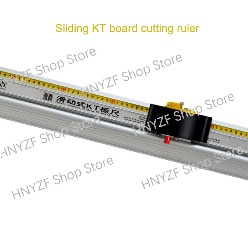 Manual Protective Sliding KT Board Cutting Ruler Aluminum Alloy Art Ruler Non-slip Anti-Running Deviation Ruler Advertising Tool