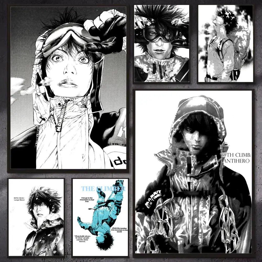 Póster de Anime T-The Climber, impresión artística para pared, decoración estética para habitación, decoración moderna para el hogar, impresión extraíble