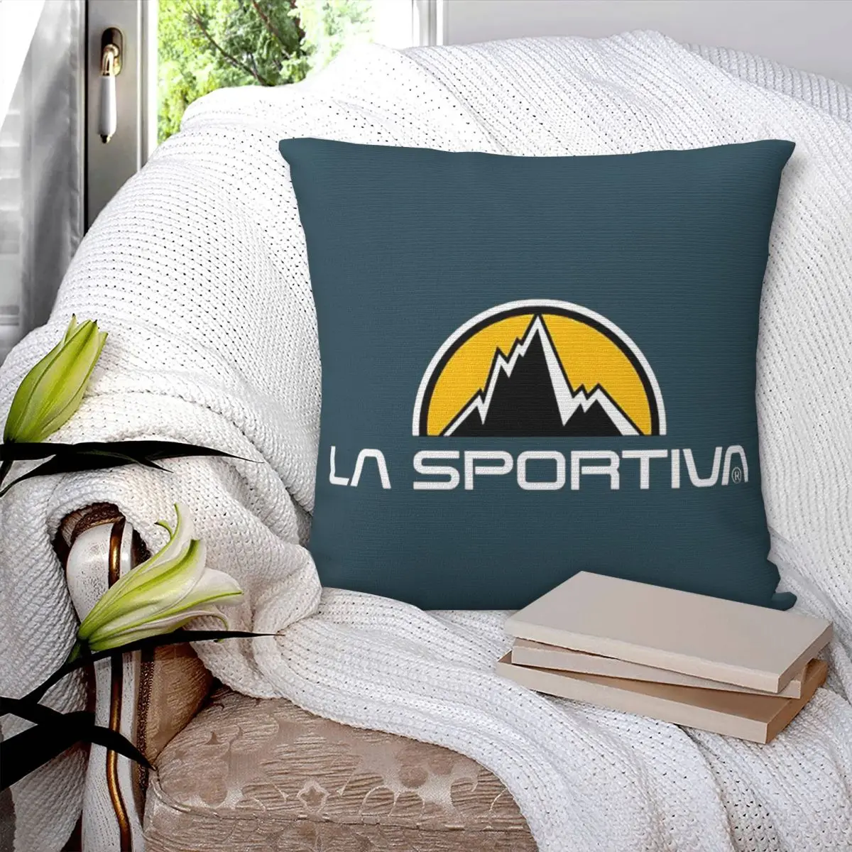 La Sportiva Merch Square Pillowcase Pillow Cover Polyester Cushion Decor Comfort Throw Pillow for Home Sofa