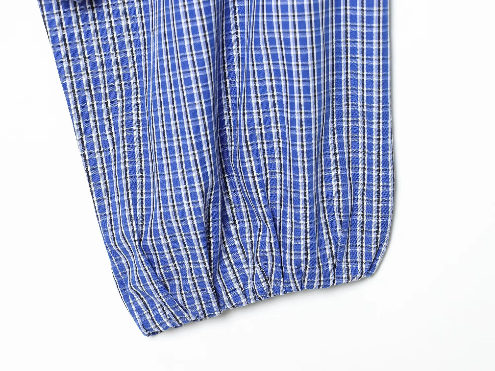 TFMLN Damen-Hemdbluse mit hohem Kragen und Knöpfen, langärmelig, lockere Oberteile, Frühling und Herbst, einreihig, zum Schnüren, kurze Hemdjacke für Damen – Detail 8