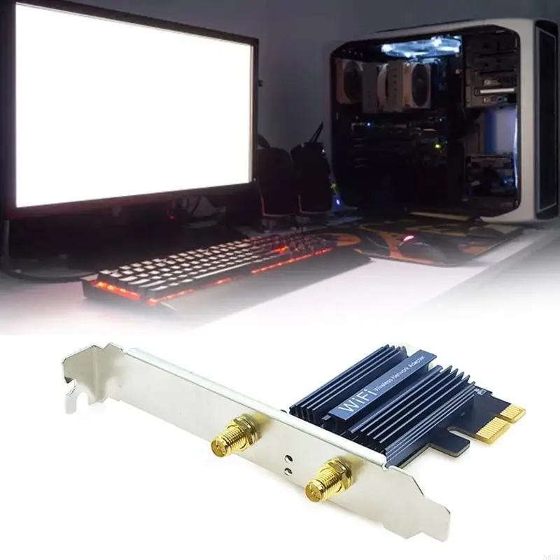 N84B WiFi6E Adapter Tri-Band AX210 2.4G+5G+6G Wireless Card BT5.3