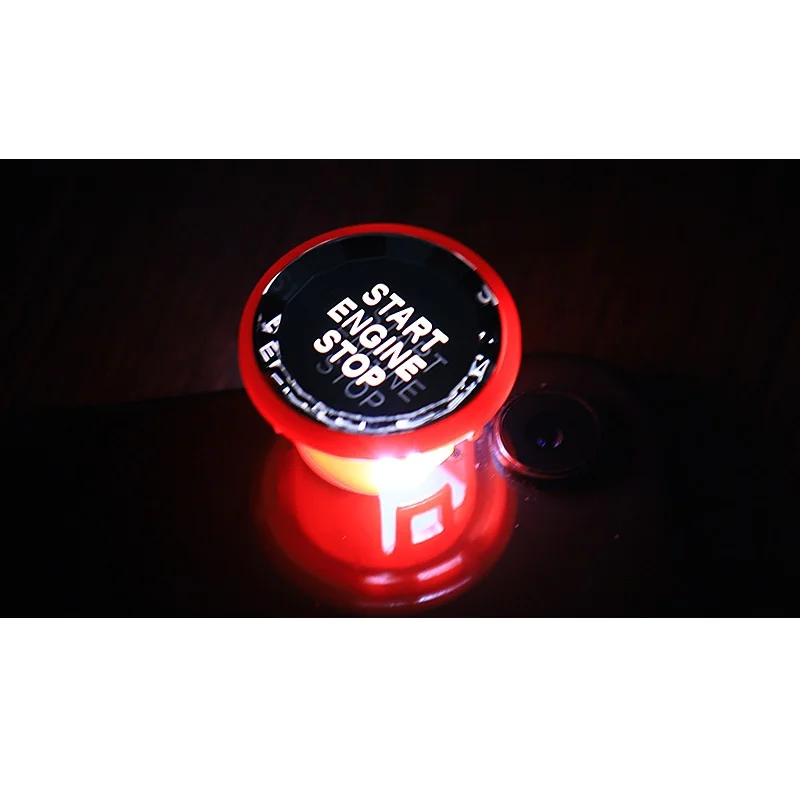 New Arrival Car Engine Start Stop Crystal Button Replcment Cover For Jaguar F-PACE XEL XFL XE XF 2012-2021 Auto Styling