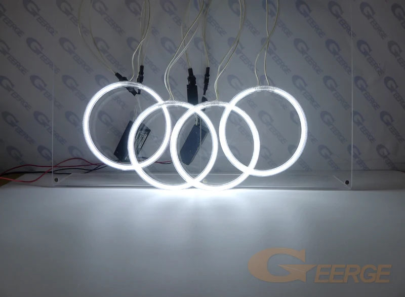 For BMW E30 E32 E34 Excellent Ultra Bright CCFL Angel Eyes Kit Halo Rings