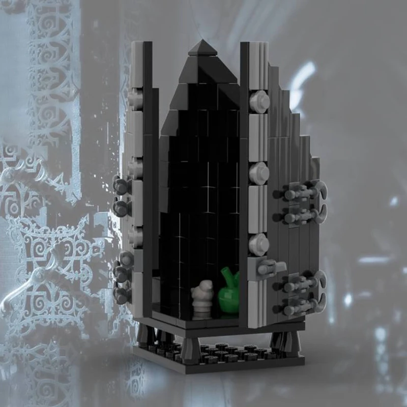 Moc Building Blocks Modular Vanishing Cabinet V1-V2 Model Technology Popular Movie Bricks DIY Assembly Construstion Gifts Toys