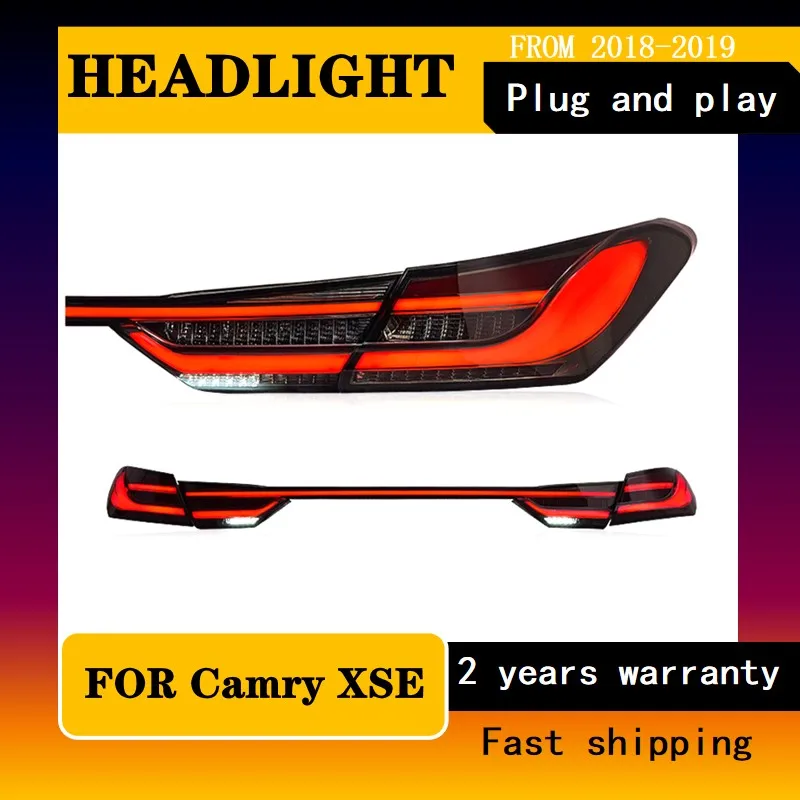 Auto lichter für toyota camry xse led rücklicht 2008-2015 camry rückfahr leuchte bremssignal drl reverse automobil zubehör