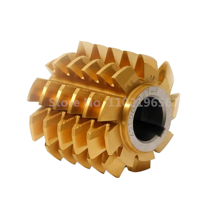 Imagem -02 - Gear Hobs Engrenagem Fresa Hss 6542 ° Pa20 Ouro Cor m1 M1.5 M1.25 M1.75 m2 M2.25 M2.5 M2.75 m3 M3.25 M3.5 m4 M4.5 m5 M5.5 m6