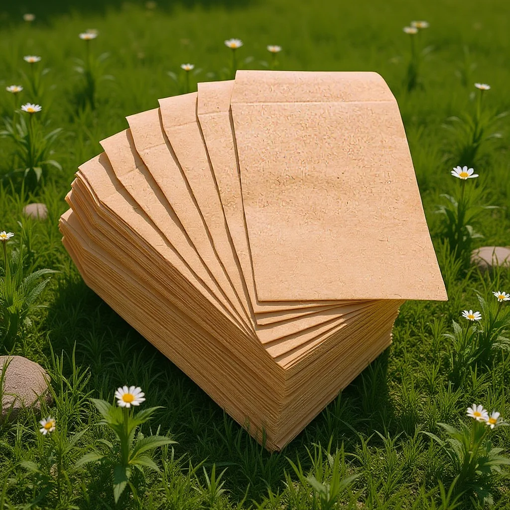 50 Uds. Sobres de semillas Kraft pequeños paquetes de almacenamiento autosellados para monedas joyería efectivo colección de cheques organizadores ahorro de dinero