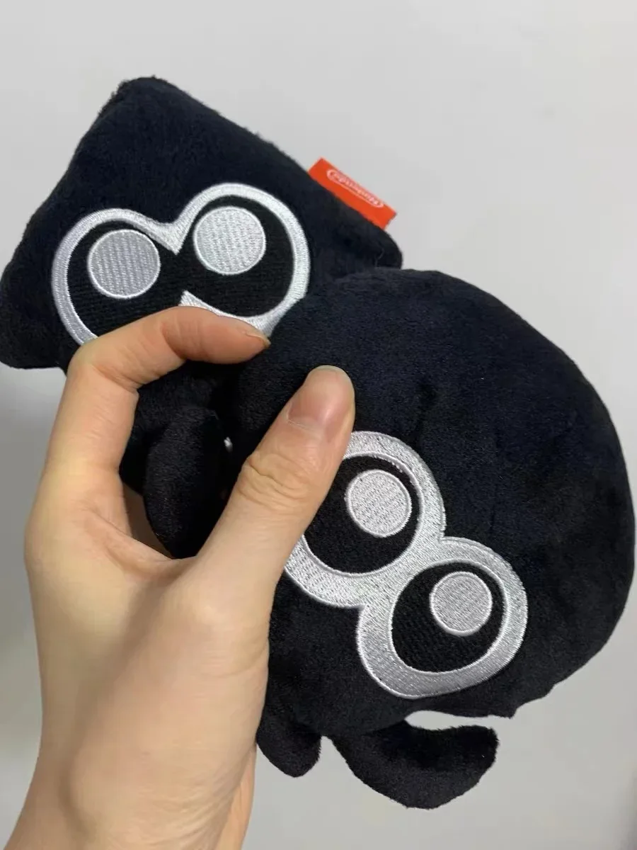 Black Splatoon Squid Lnkling Plush Toy Dolls Kids Gift Four Keychain Pendant