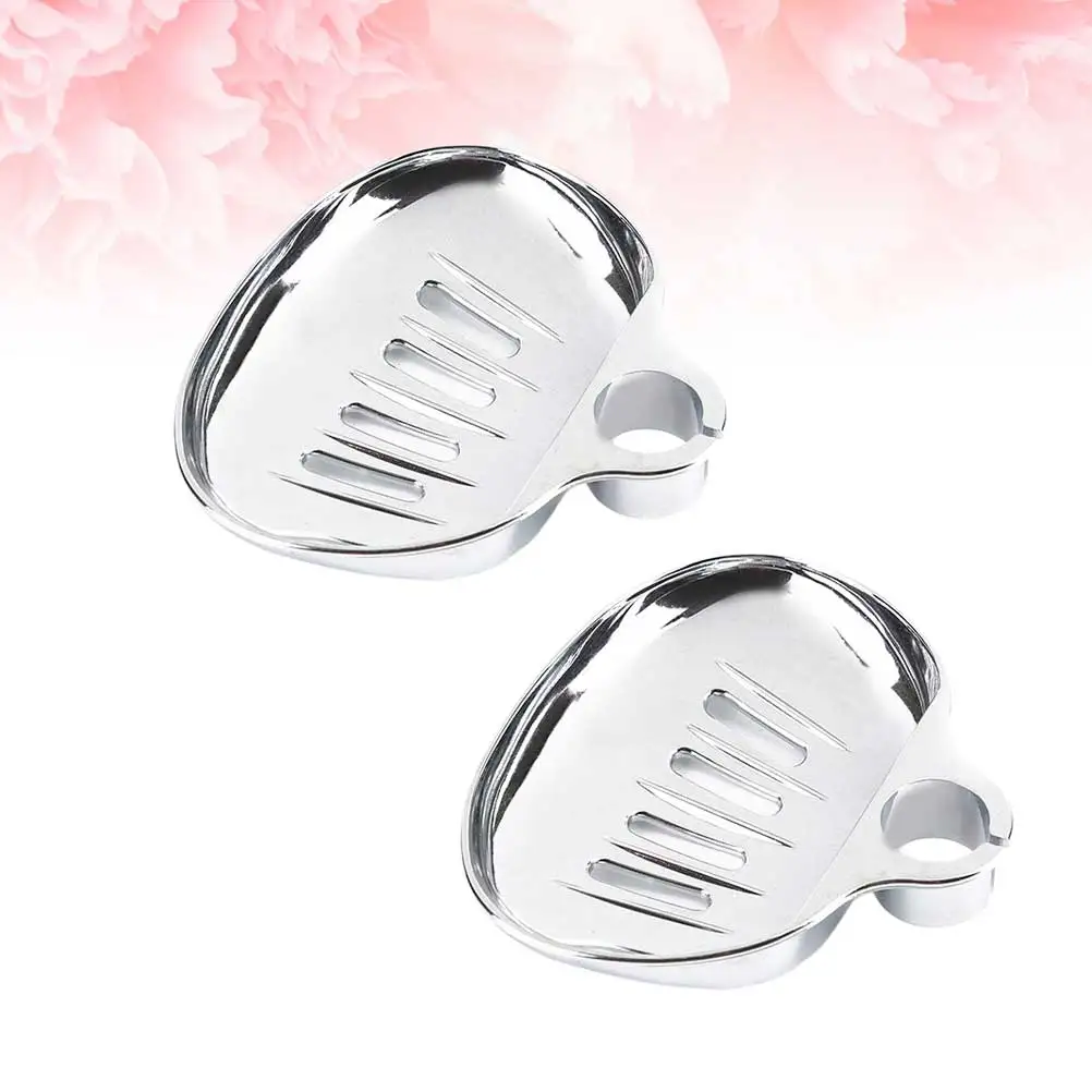 

2Pcs Premium ABS Holder Hollow Drain Strip Shower Bathroom Travel Portable Soap Rack Dish Eco Friendly Lightweight