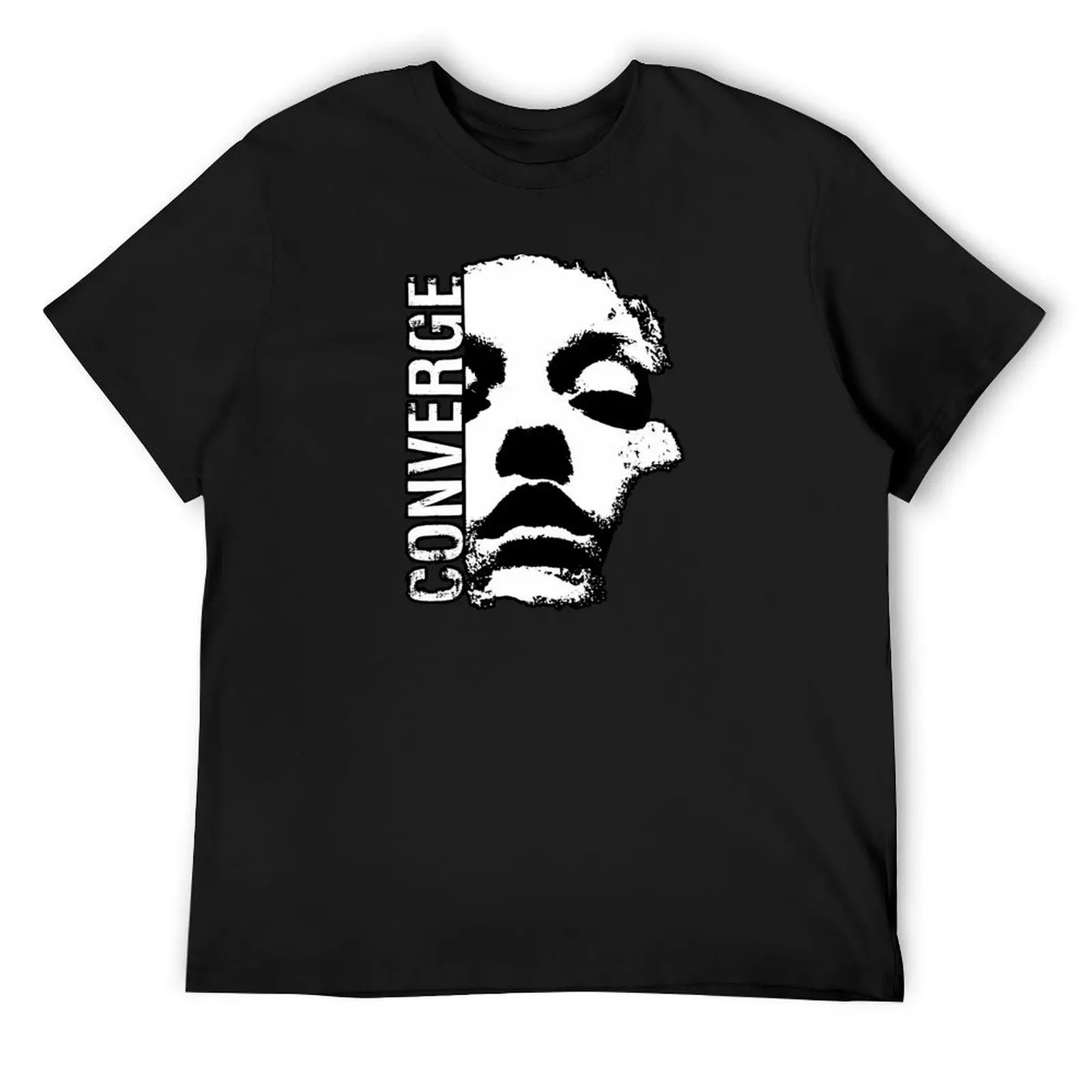 

Face of Darknes T-Shirt summer clothes gifts for boyfriend plus size tops mens white t shirts