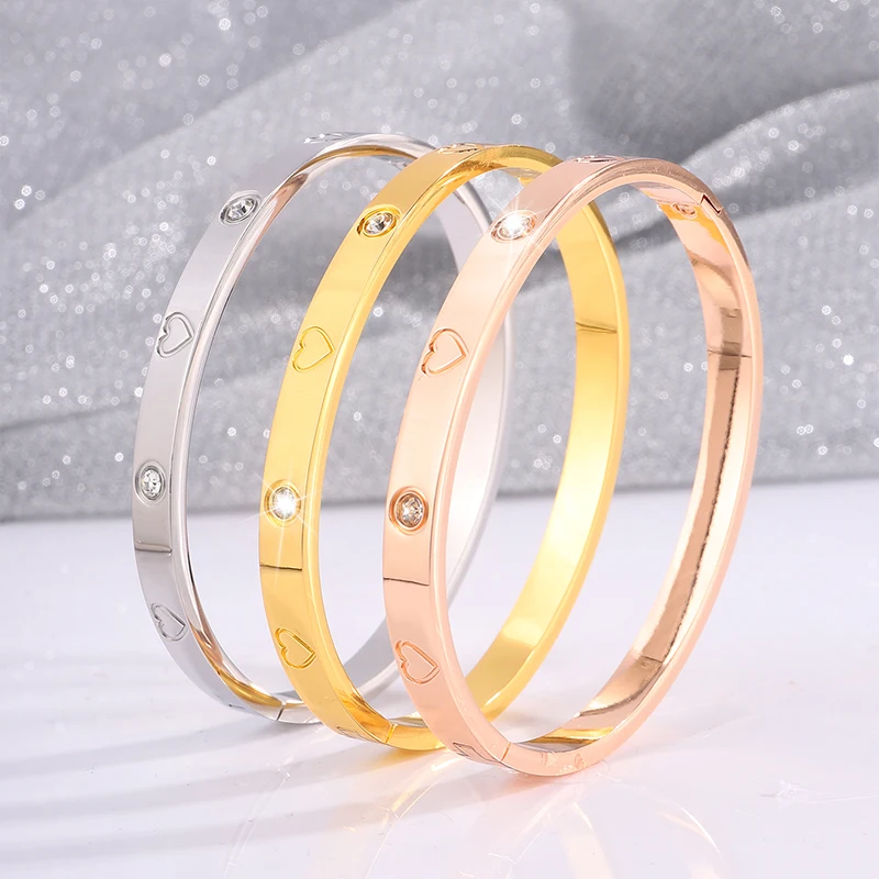 

3pcs Stainless Steel Mix And Match Bright Color Fashionable Bracelets For Boys And Girls To Give Each Other Holiday Jewelry