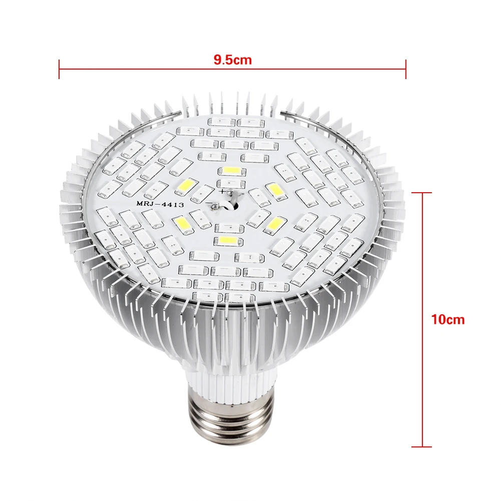 Фитолампа E27, 12 Вт, 78 светодиодов, для гидропоники