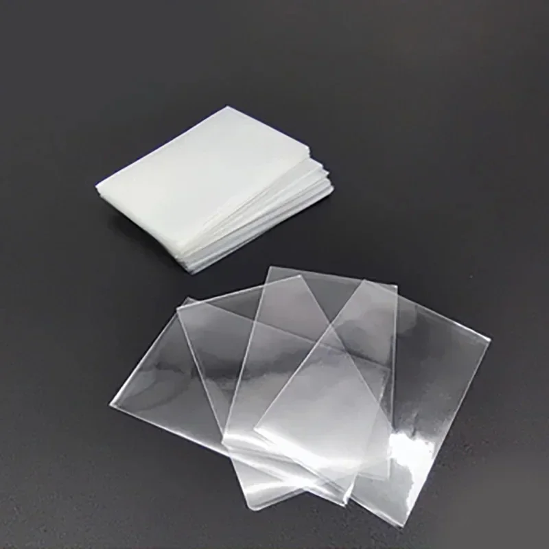 100 Fundas Protectoras Para Cartas Con Cierre Adhesivo - Tamaño 65x90mm, Transparentes Y De Alta Claridad, Para TCG, Cromos De Fútbol Y Photocards Kpop (2 Paquetes De 50)