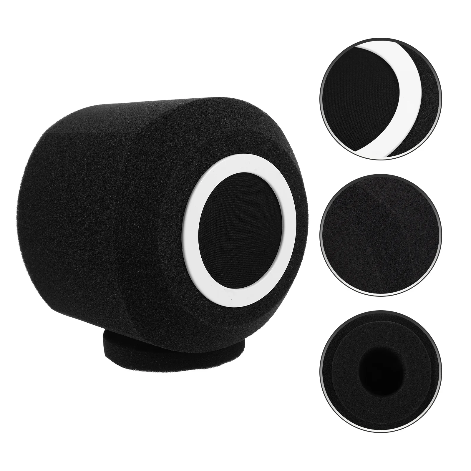 

Microphone Sponge Cover Windproof Noise Reduction Mic Sleeve for Outdoor Recording Streaming Speech Broadcast
