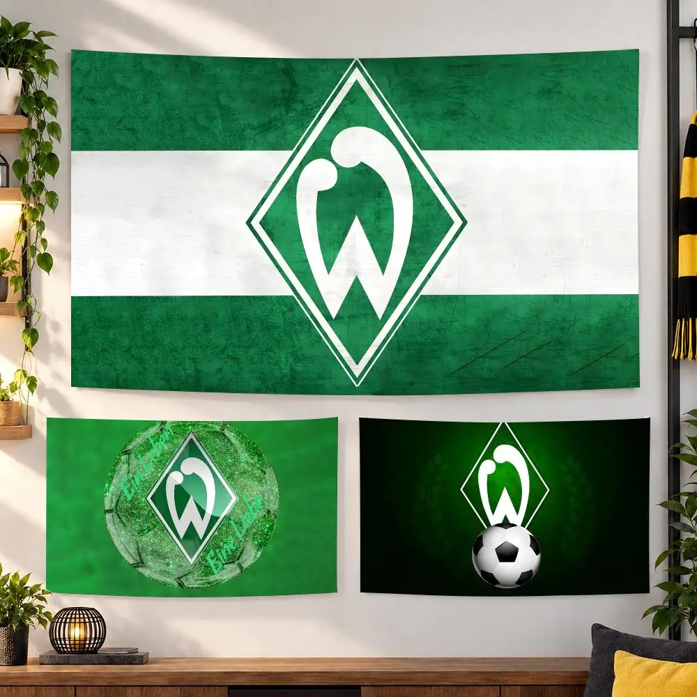 Werder Bremen Football Club Tapestry Wall Hanging, Suitable For Living Room, Bedroom, Study, Party Home Decor Gift