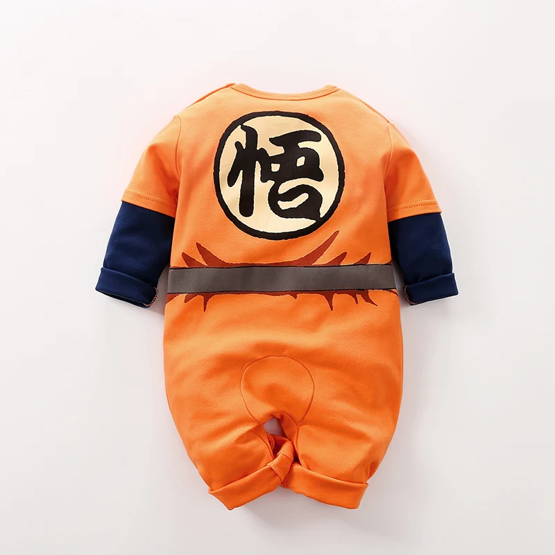 Spring and Autumn 0-18 months Newborn Cartoon Cosplay Cool 100% Cotton Long Sleeve Boy Baby Toddler Infant Onesie Costume Romper