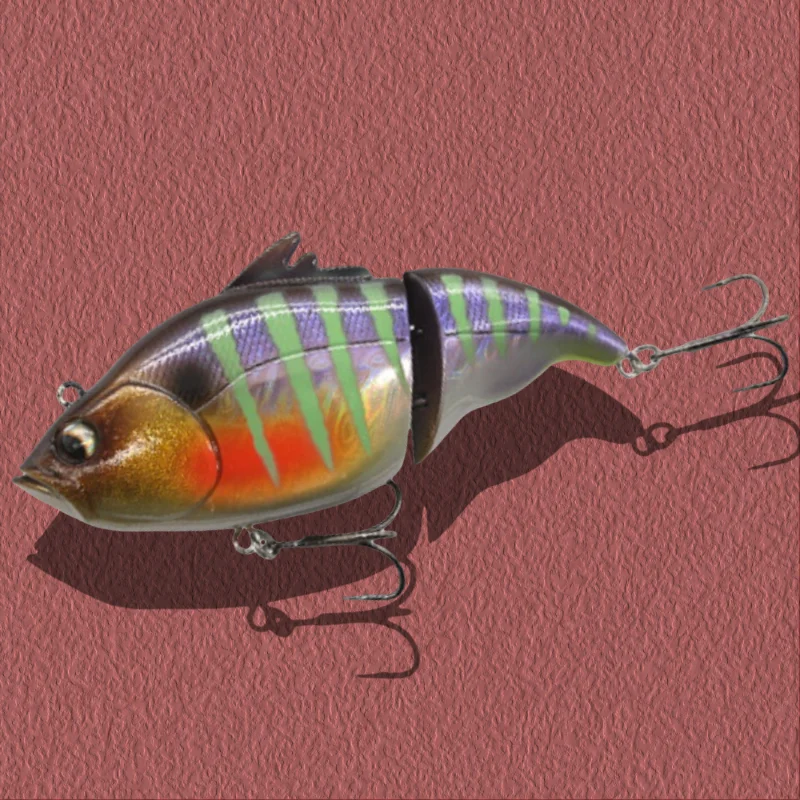Vatalion Jointed Baits Swimbait 115mm 43g Fishing Lures Slow Sinking Glidebait Artificial Hard Balam Baits for Bass Pike Catfish