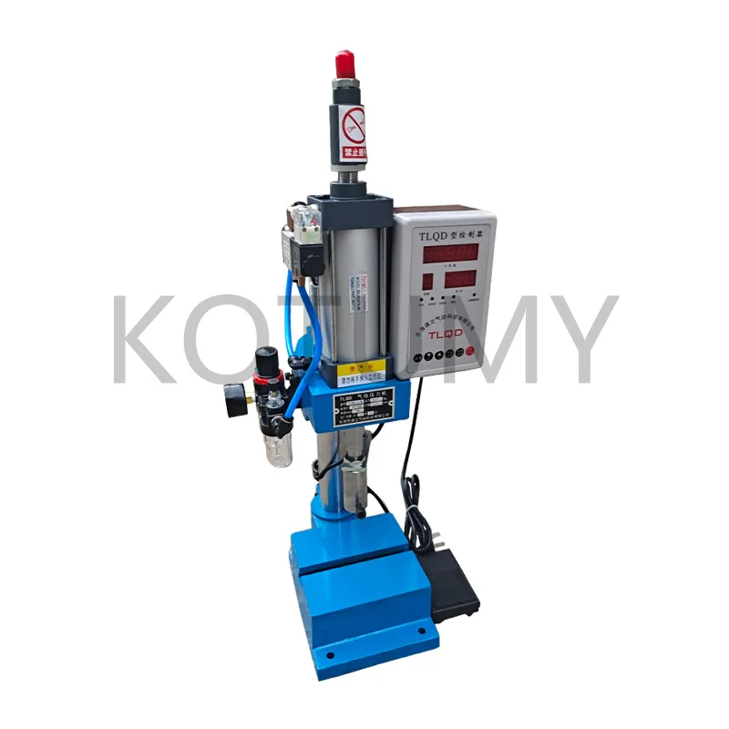 Small Pneumatic Punching Machine 200kg Single Column 63 Type Bench Press High Precision Riveting Machine 220V