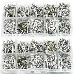 290pcs Cable Lugs-sortiment Connectors Flat plugs Cable Lugs Car Boxed Cable Plug Wire Connector Terminal Set For Cars