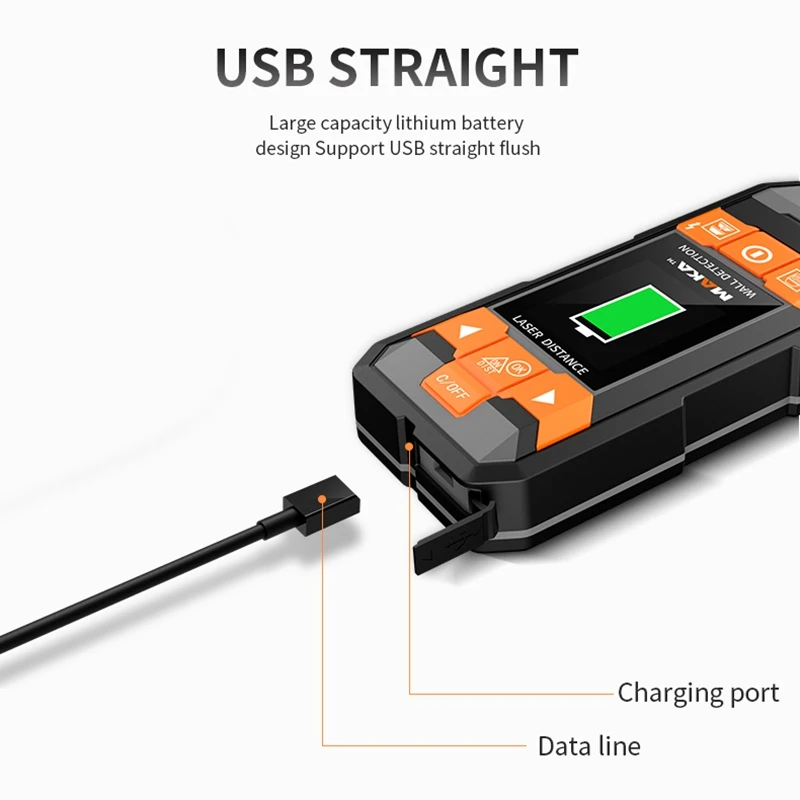 MAKA Multifunction Metal Detector Wiring Detector Wall Detector Cable Professional Copper Wood Detect Wall Scanners